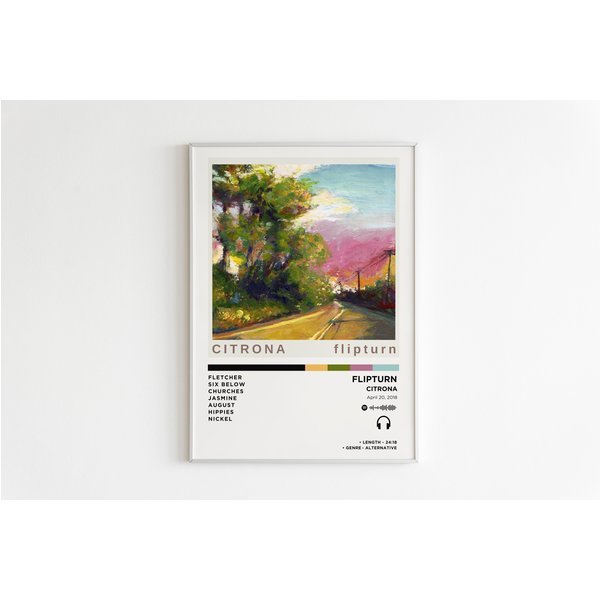 Flipturn - Citrona Album Poster / Album Cover Poster-image