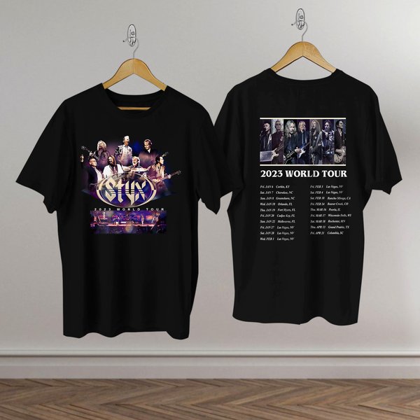 Styxs Rock Band Tour 2023 T-Shirt-image