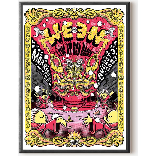 Ween Summer Tour 2023 Red Rocks Amphitheatre Poster-image