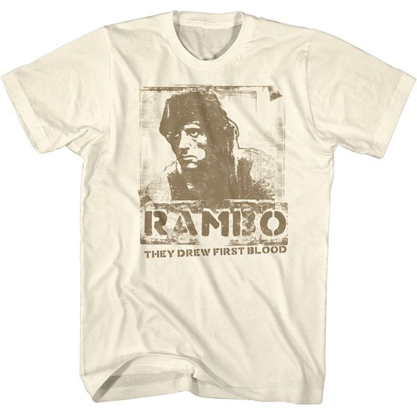 Rambo They Drew First Blood Movie Shirt, Unisex Classic Fit, Classic Movie Shirt-image