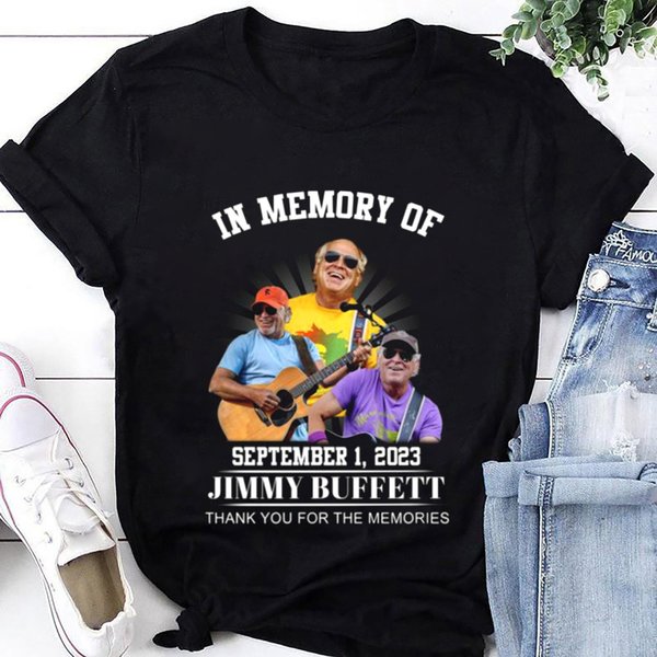 In Memorial Of Jimmy Buffett T-Shirt, Vintage Jimmy Buffett Shirt-image