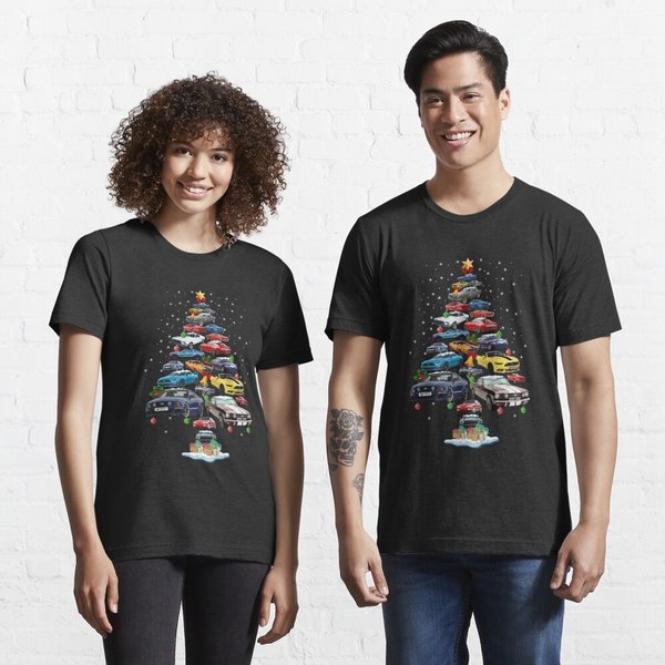 Mustang-Car-Christmas-Tree-Shirt T-Shirt-image