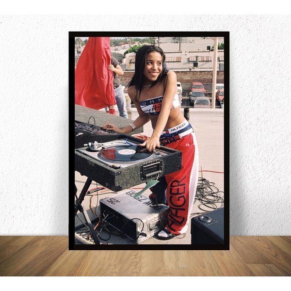 Aaliyah 90S Music Poster-image