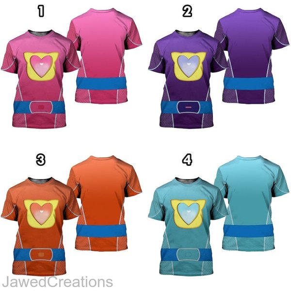 Super Cats 3D Costume Shirt, Halloween Costume For Family Group 3D Shirt-image
