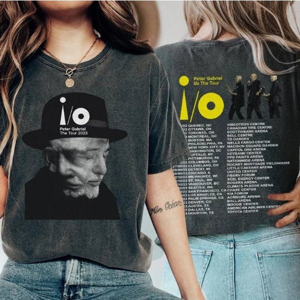 I/O The Tour 2023 Peter Gabriel T-Shirt, Peter Gabriel T Shirt-image