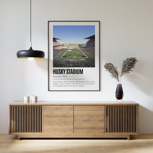 Husky Stadium Poster Washington Huskies Stadium-image