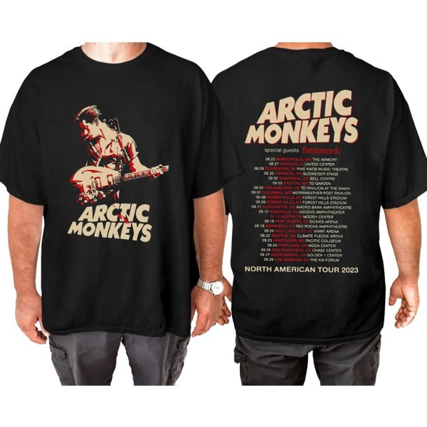 Arctic Monkey 23 North America Tour Dates Shirt-image