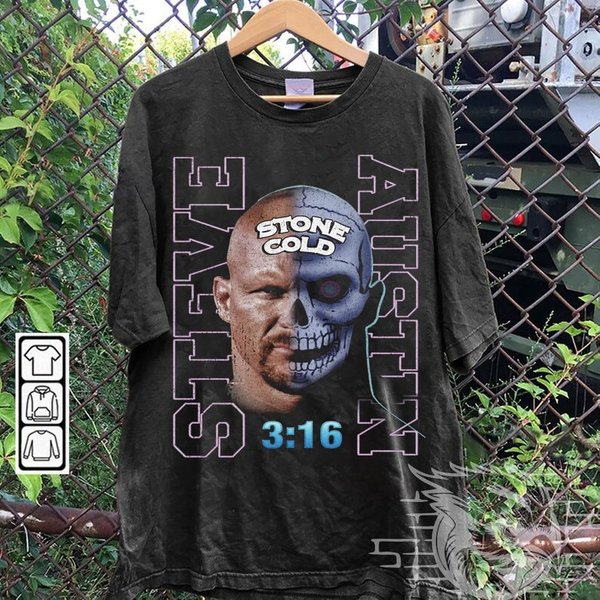 Stone Cold Steve Austin Vintage 90S Bootleg Style T-Shirt, Stone Cold Steve Austin Shirt-image