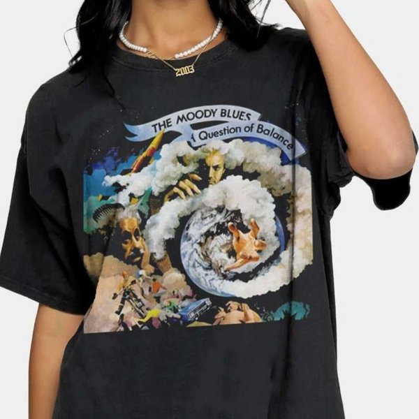 The Moody Blues A Question Of Balance Record Album T-Shirt-image