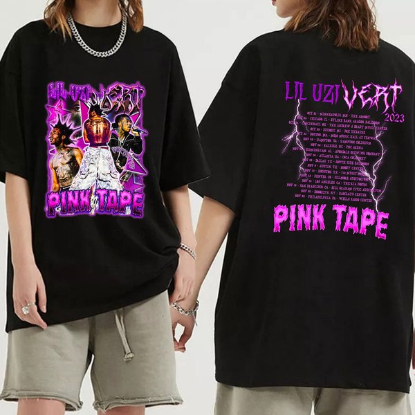 Uzi Vert Tour Shirt, Lil U.Zi Pink Tape Tour 2023 Shirt, Uzi 2023 Shirt-image