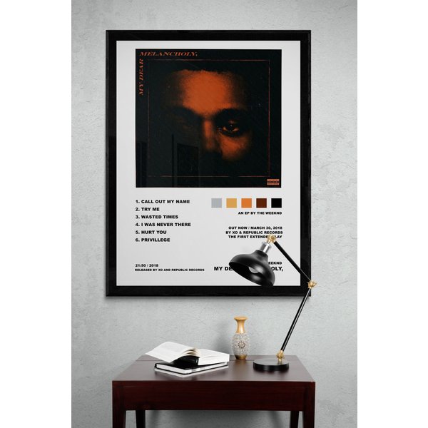 Weeknds My Dear Melancholy Poster-image
