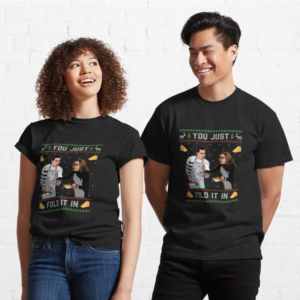 SchíTt's Christmas CrééK You Just Fold It In Christmas T-Shirt-image
