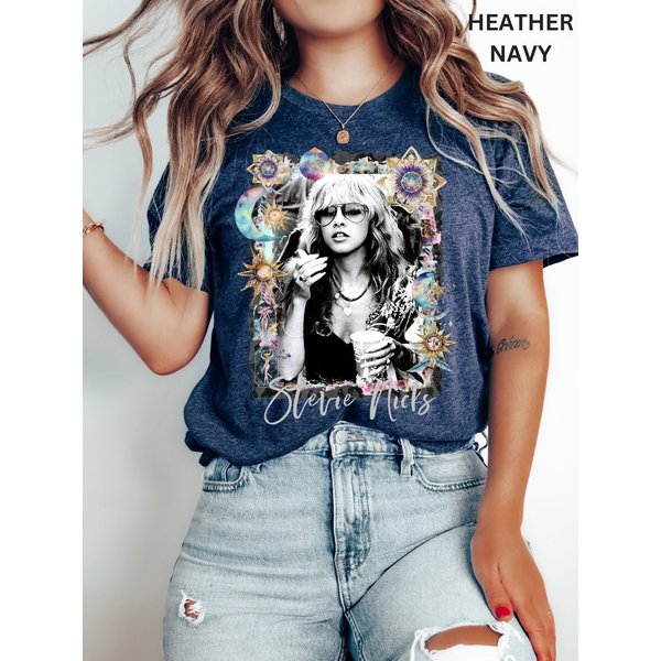 Stevie Nicks Shirt Gypsy Tee Bella Canvas T Shirt Gift For Her Stevie Nicks Fan Concert-image