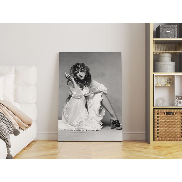 Stevie Nicks Music Poster, Wall Art, Canvas Painting, Living Room-image