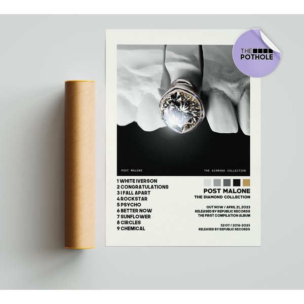Post Malone Posters, The Diamond Collection Poster-image