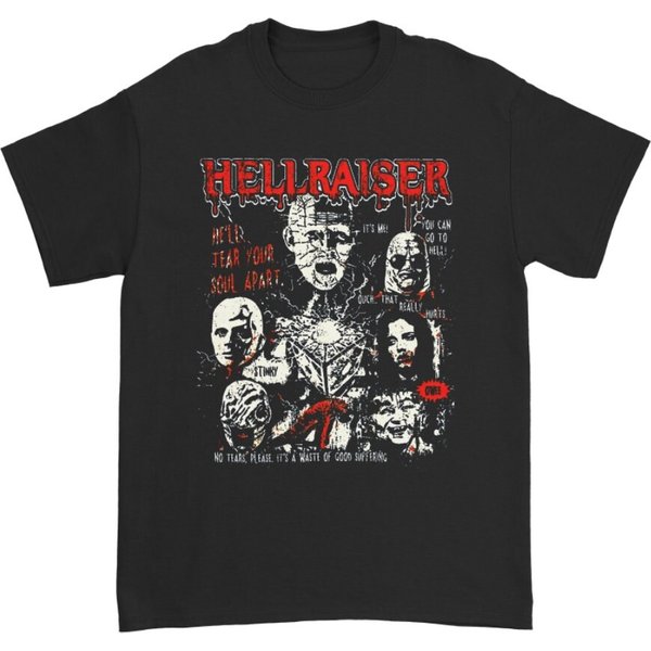 Vintage Hellraiser Halloween Shirt, Scary Movies Shirt, Horror Movie Tee-image