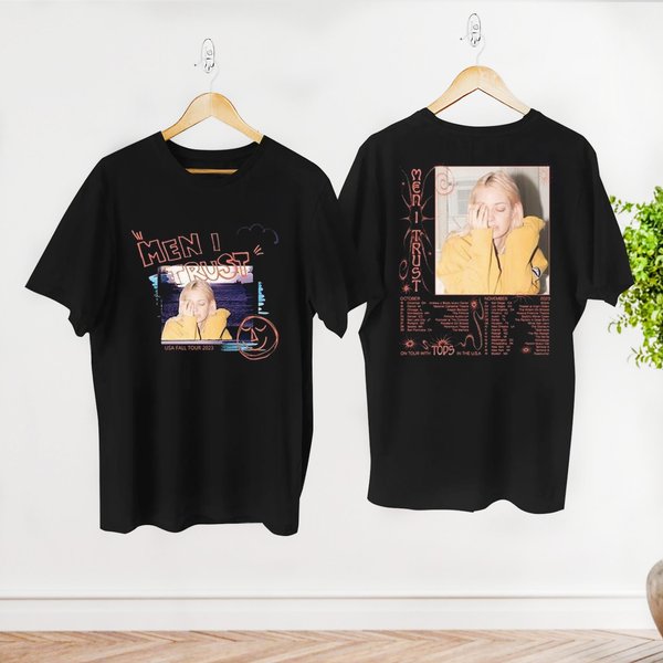 Men I Trust Merch Shirt, Men I Trust Us Fall Tour 2023 T-Shirt-image