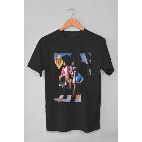 Swv Band Short Sleeve Black Unisex Shirt, Vintage Swv Band Shirt-image