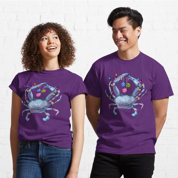 Blue Crab - Christmas Classic T-shirt
