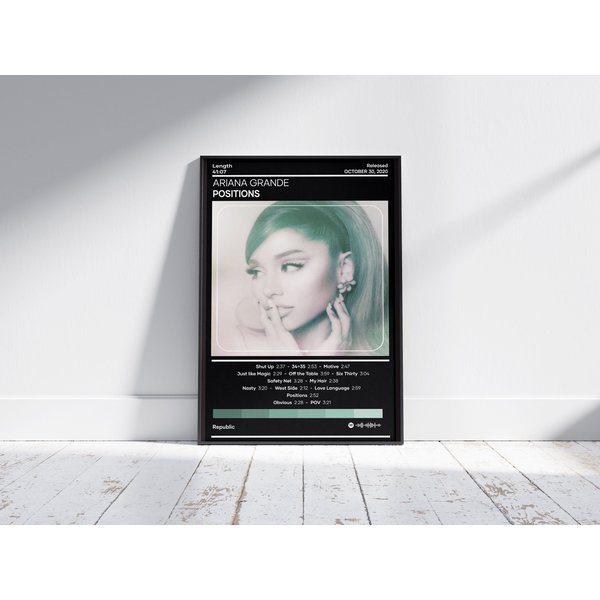 Ariana Positions Music Poster-image