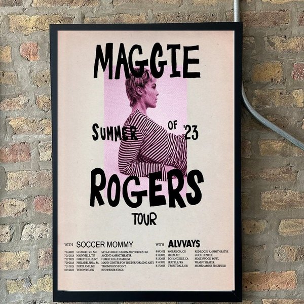 Maggie Rogers Tour 2023 Poster, Home Decor-image