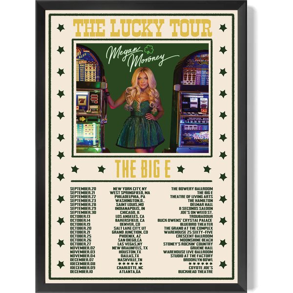 Megan Moroney The Lucky Tour 2023 Poster-image
