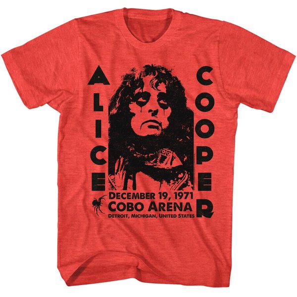Alice Cooper Music Tour Shirt, Alice Cooper Merch, Cobo Arena Concert Tour Graphic Tees-image
