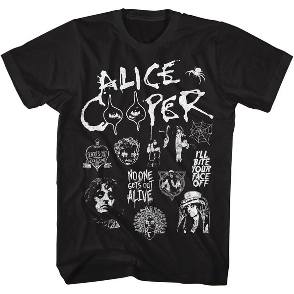 Alice Cooper Collage Rock Music Shirt-image