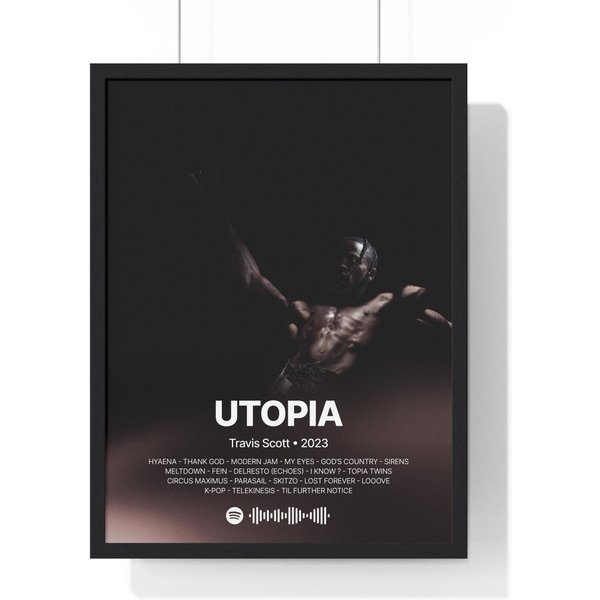 Utopia Travis Poster | Album Print | Music Poster-image