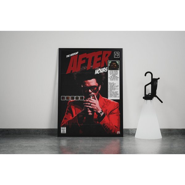 Weeknds After Hours Music Poster - Starboy Poster-image