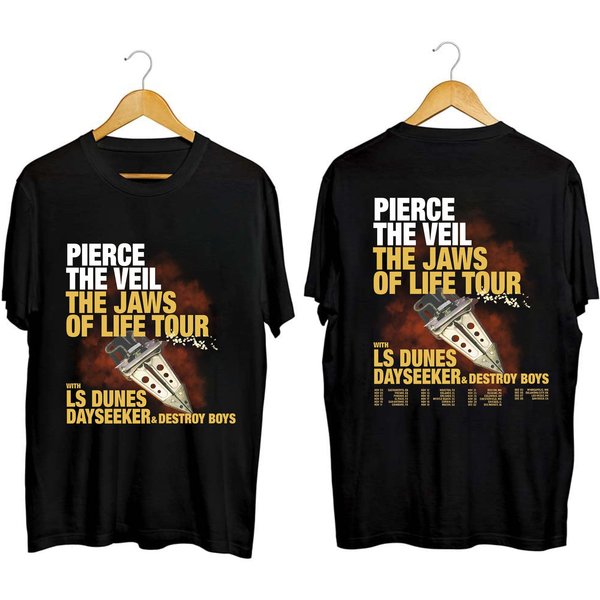 Pierce The Veil The Jaws Of Life Tour 2023 Tour Shirt-image