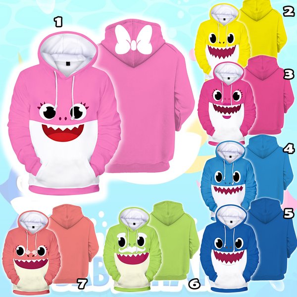 Shark Team Group Full Print Shirt, Funny Sharks Face Matching 3d Hoodie