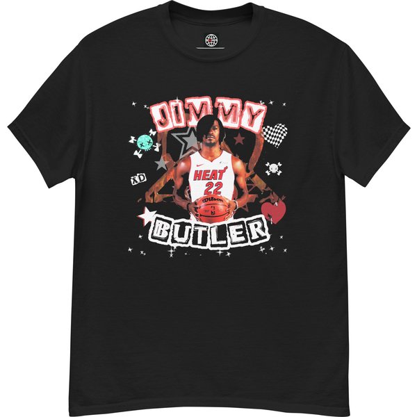 Jimmy Butler Emo Tees, Vintage 90S Basketball Bootleg Style T-Shirt-image