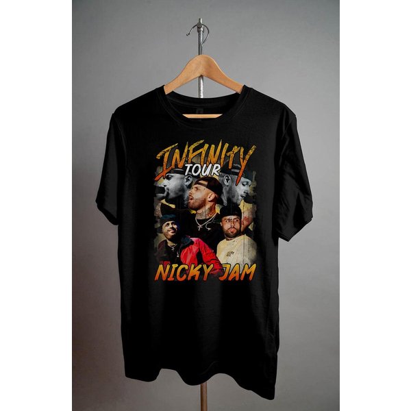 Nicky Jam Infinity Tour T-Shirt Tee, Nicky Jam Tee-image