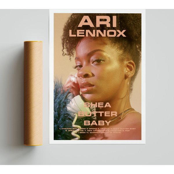 Ari Lennox Posters , Shea Butter Baby Poster , Album Cover Poster-image