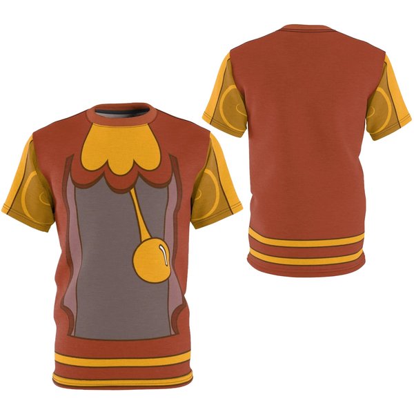 Funny Wood Clock Shirt, Princess Clock Movie Characters Cosplay-image