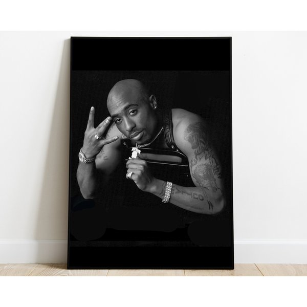 2Pac All Eyez On Me Album Cover Poster-image
