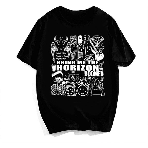 Bring Me The Horizon Doodle Art Shirt-image