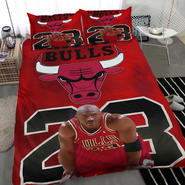 3D Printed Michael Jordan Bedding Set-image