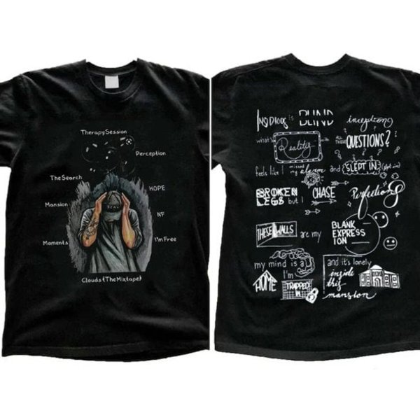 Nf Hope Shirt, Vintage Nf Hope Tracklist Shirt-image