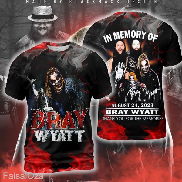 Rip Bray Wyatt 1987 2023 Shirt, Bray Wyatt Shirt 3D-image