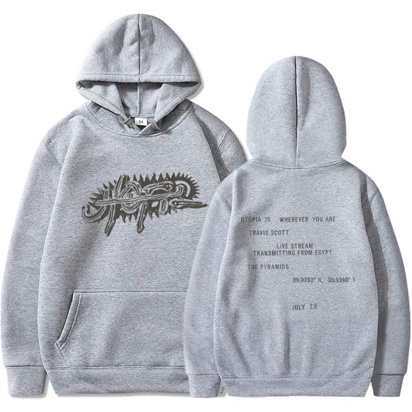 Travis Utopia Hoodie - Y2K Hip-Hop Swag Double Side Hoodie-image