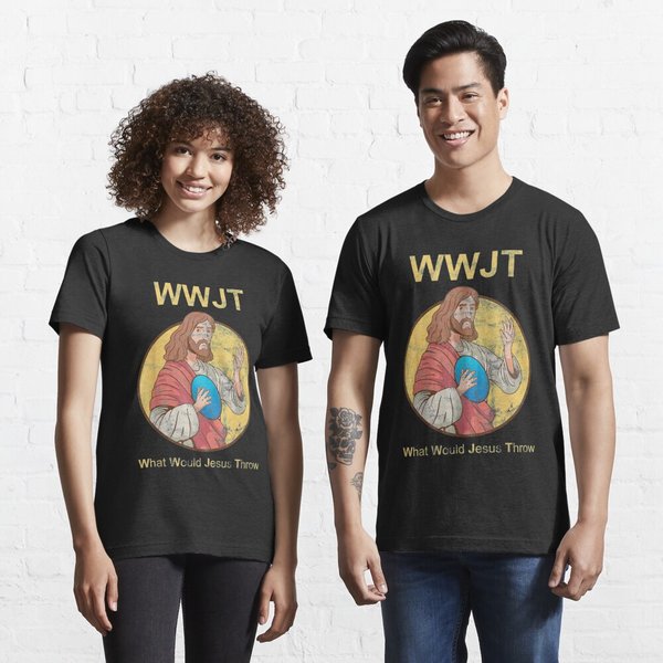 What Would Jesus Throw Golf Disc Humerus Golfer Gift-image