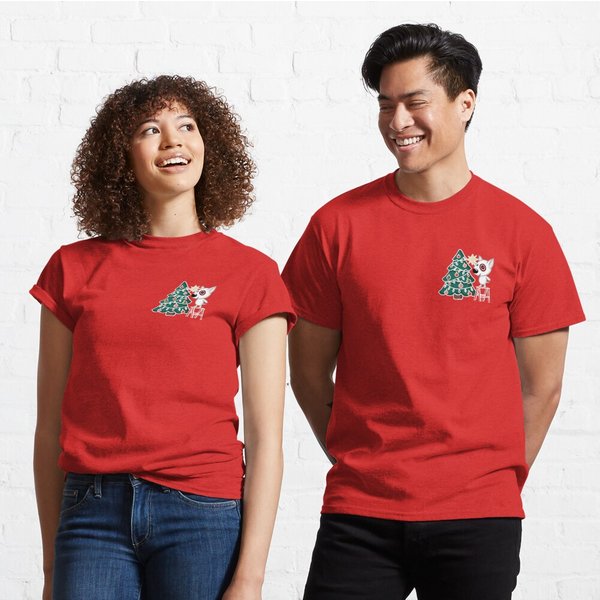 Bullseye Is Decorating For Christmas Classic T-Shirt-image