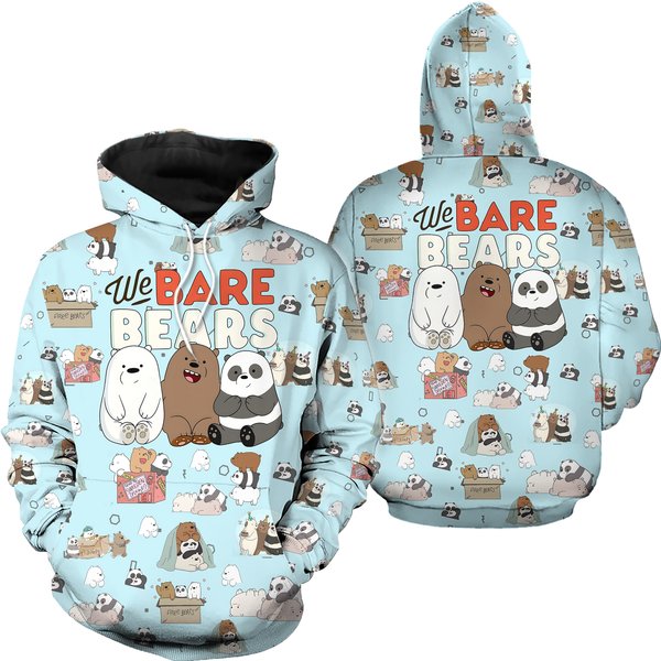 Gift For We Bare Bears Fan Unisex Hoodie-image