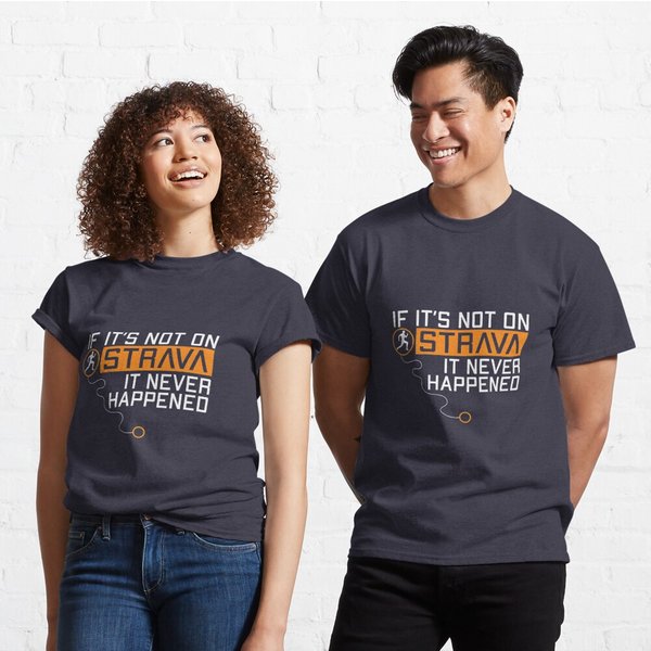 If It's Not On Strava Running T-Shirt For Men-image