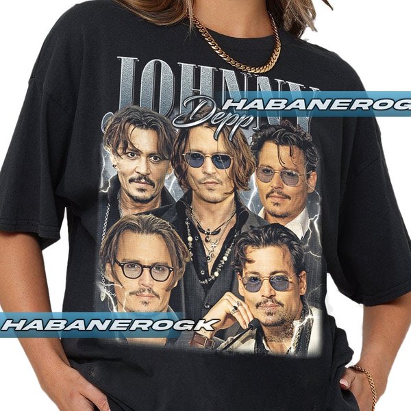 Limited Johnny Depp Vintage T-Shirt, Gift For Women And Man Unisex T-Shirt-image