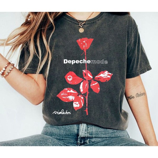 Depeche Mode Violator Album Rock Tshirt, Depeche Mode Shirt, 90S Violator Tour Shirt-image
