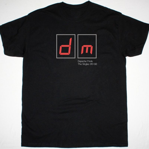 Depeche Mode The Singles 86-98 T-Shirt Short Sleeve Black Men-image