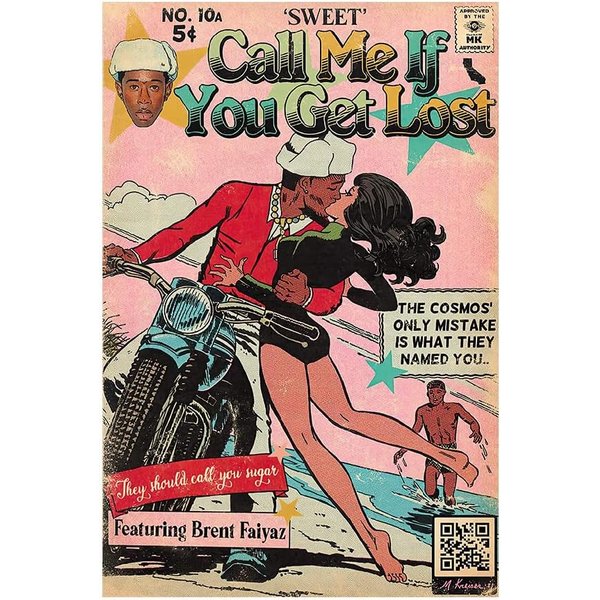 Tyler The Cure Poster Call Me If You Get Lost Music Album Poster-image